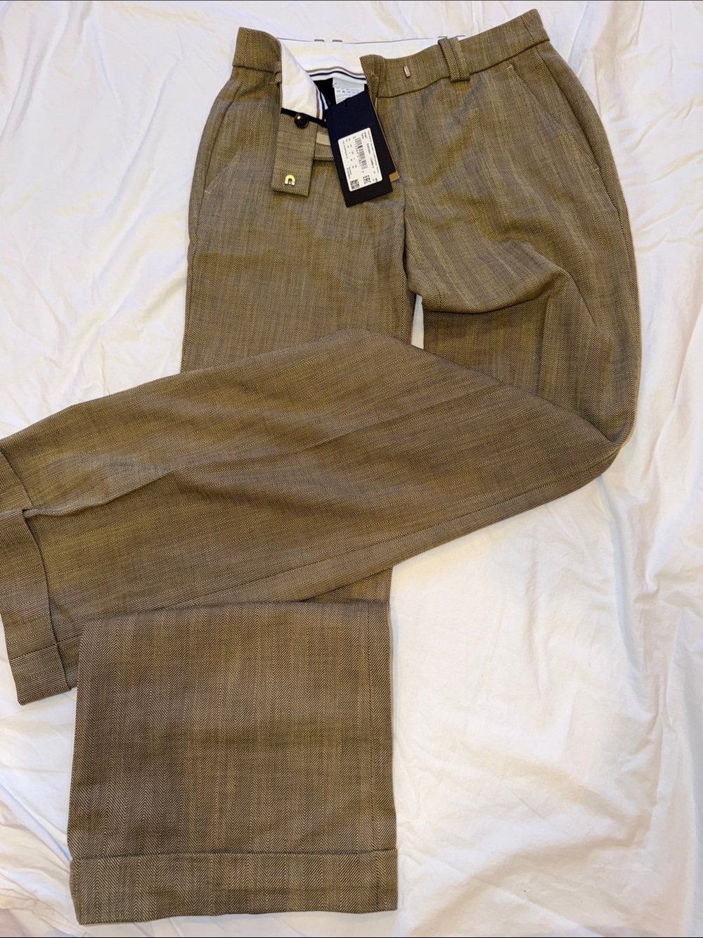 BOSS Pleated trousers